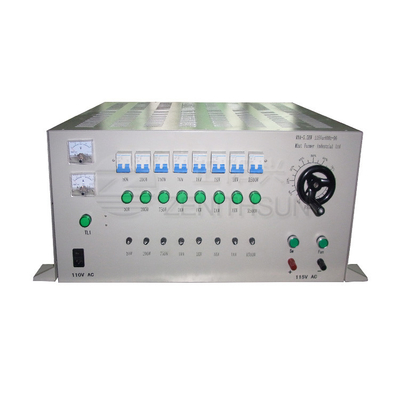 5.5kW 115V Değişken Güç Yük Bankaları Kol Tekerleği Tarafından Kontrol Edilir