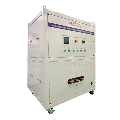 AC 3 Fazlı Kukla Yük Bankası 180KW 220/440V Çift Voltaj Ayarlanabilir Dirençli